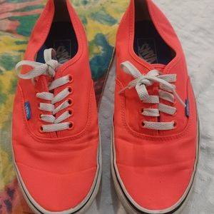 Vans bright orange